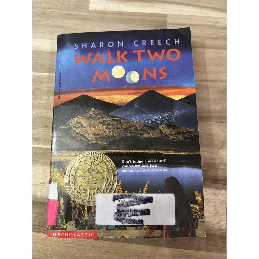 Scholastic Walk Two Moons Book Kids One Size Multicolor Newbery Medal Winner